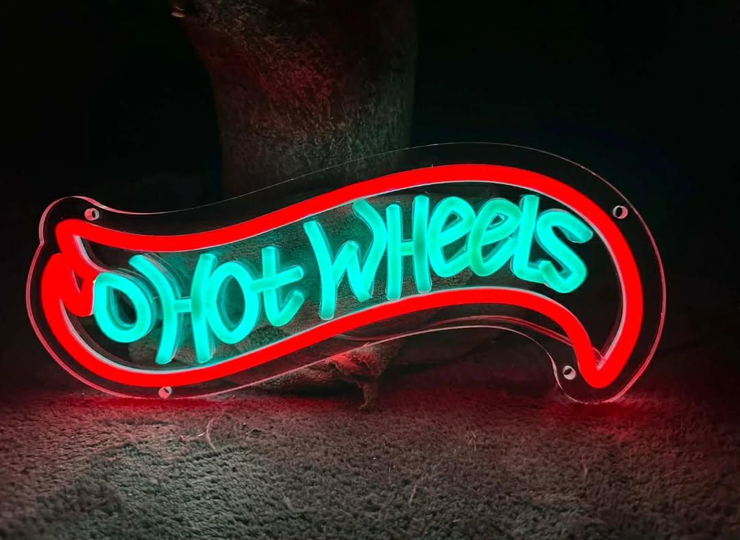 Neon LED HOT WHEELS